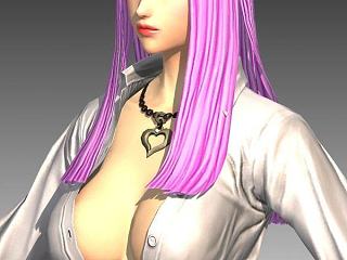 现代美女模型