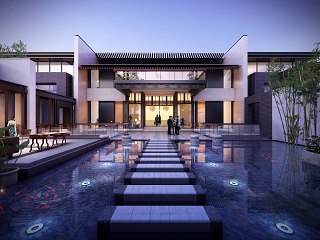 售楼部建筑效果图