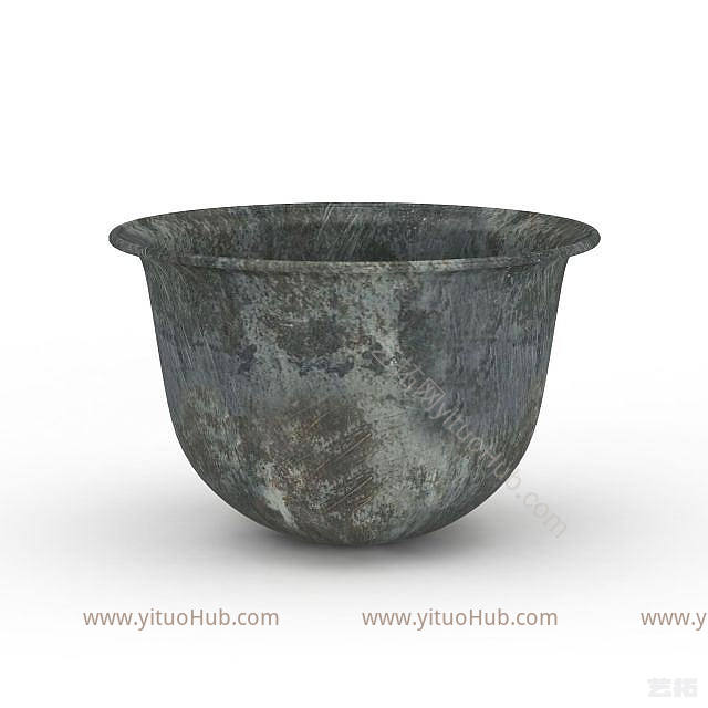 现代大型铁缸模型