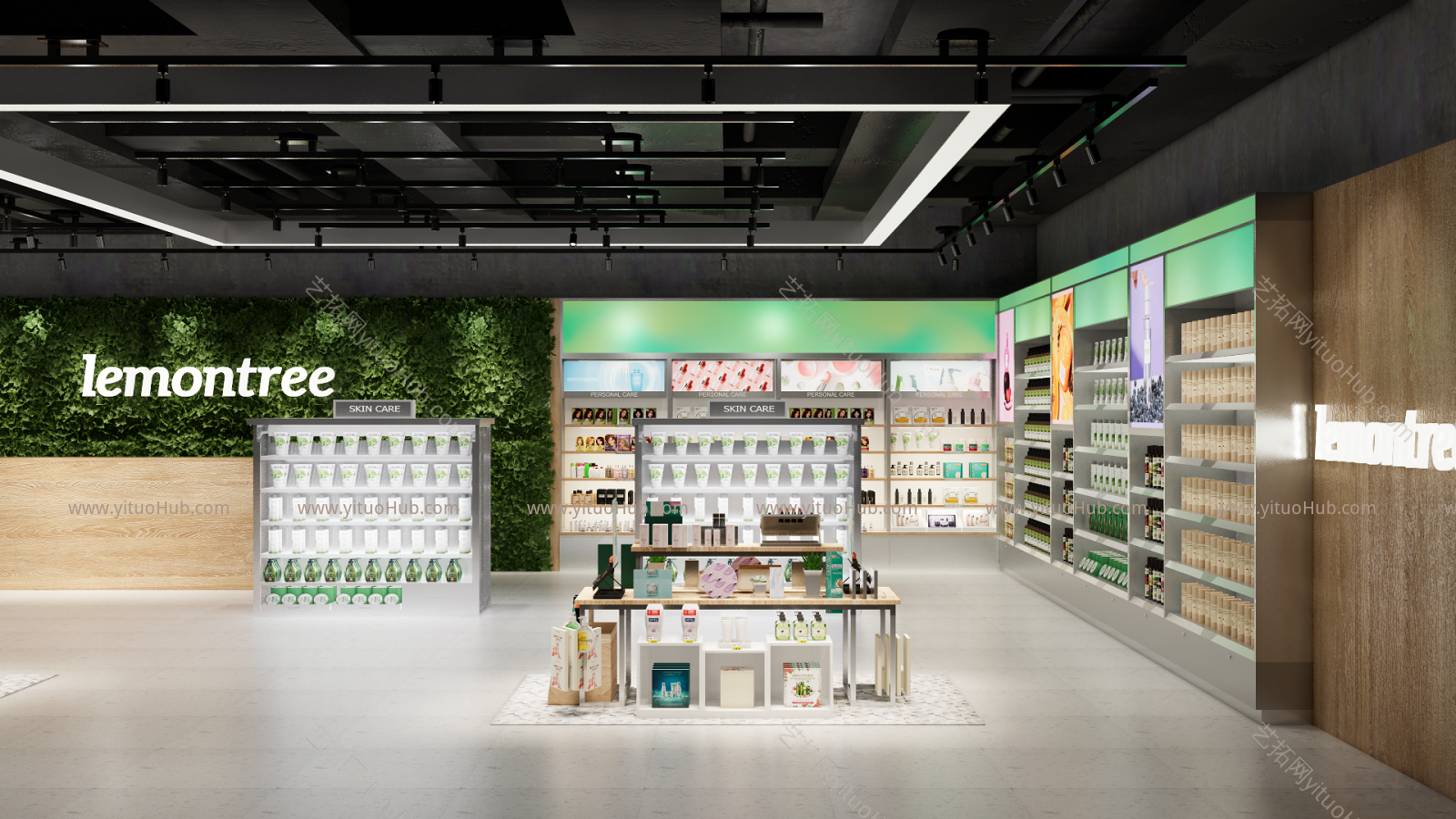 现代文具店 玩具店 家具店 货柜 