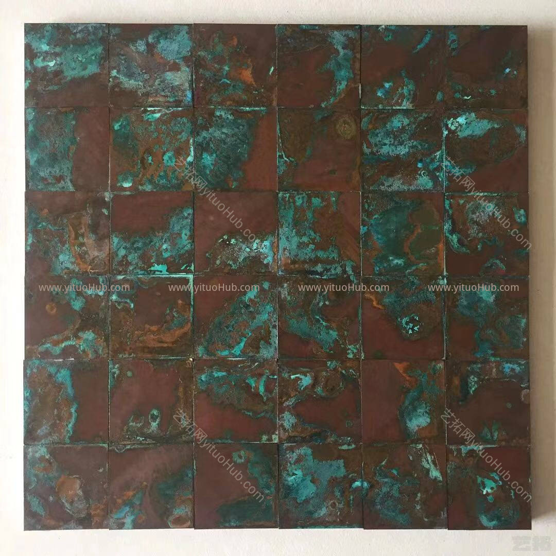 做旧铜板金属板生锈铜板金属板 (2)