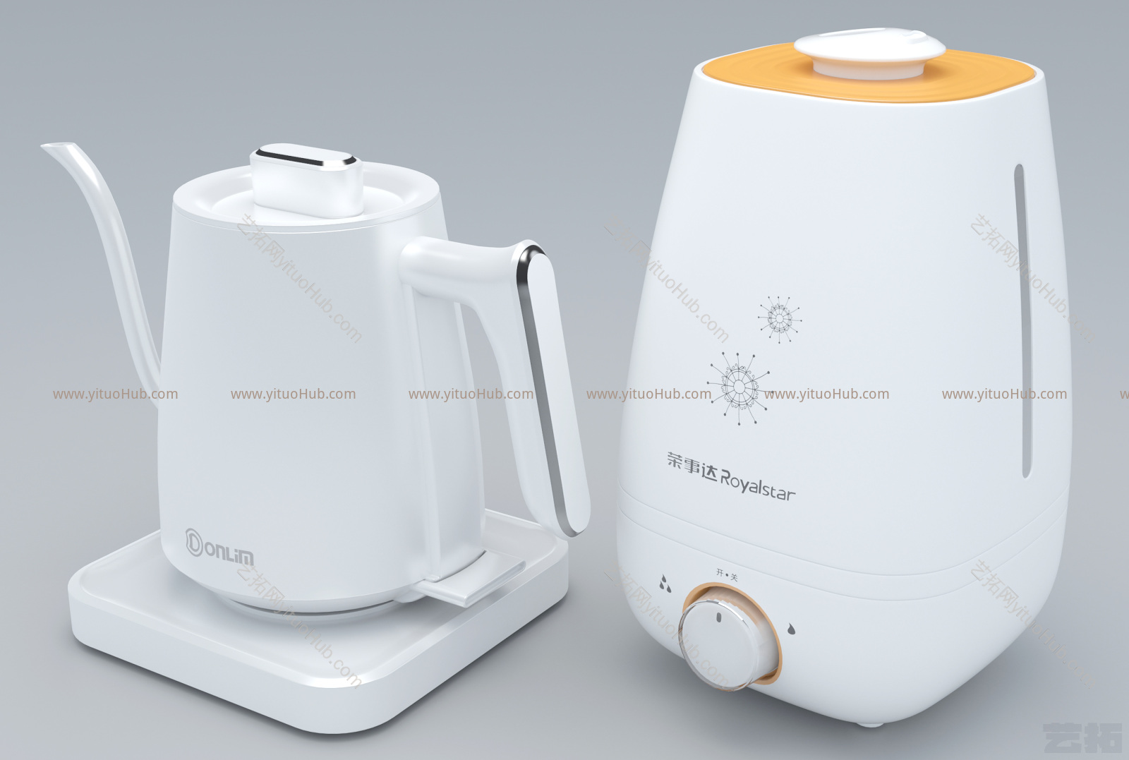 现代空气加湿器 电热水壶