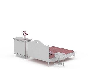 简约风格儿童床模型