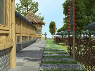 林下餐厅模型