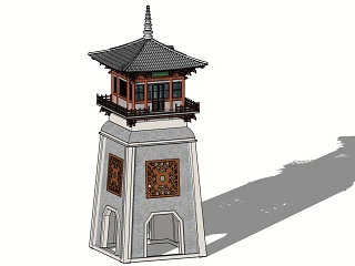 新中式廊架