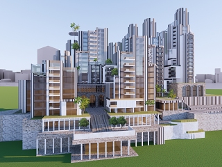 现代高层住宅