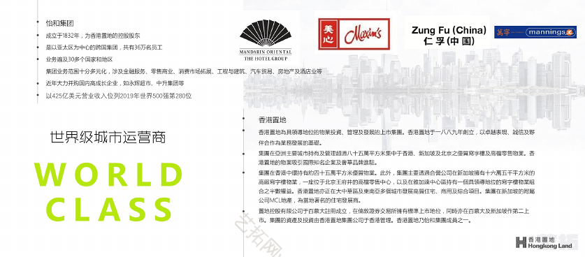 现代自然 重庆香港置地光环购物商业公园方案文本