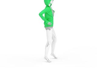 现代商场运动服饰模特模型