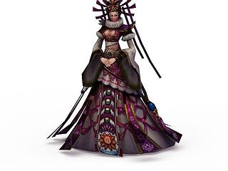 现代佛本是道游戏人物模型