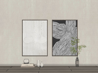 现代墙饰挂画 书画挂画 装饰画