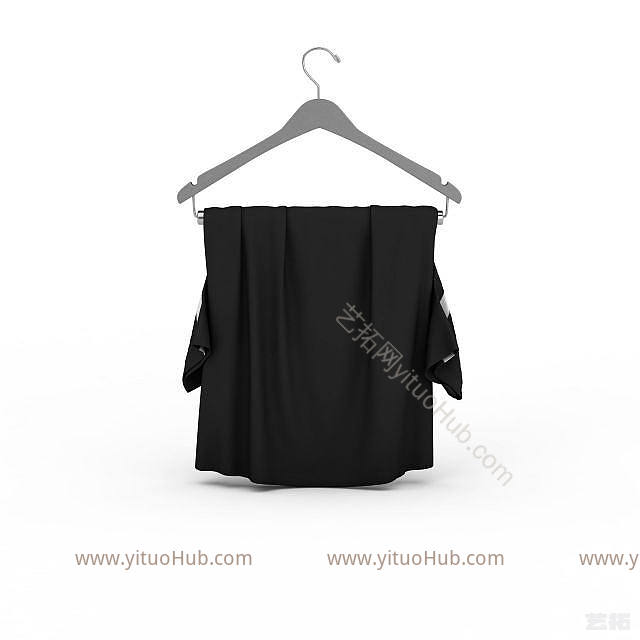 现代运动衣服模型