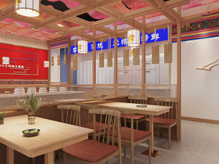 现代麻辣烫餐厅