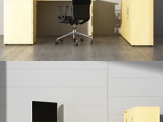 现代办公用品模型