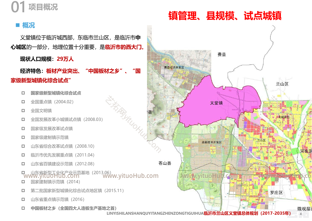 临沂市兰山区义堂镇总体规划
