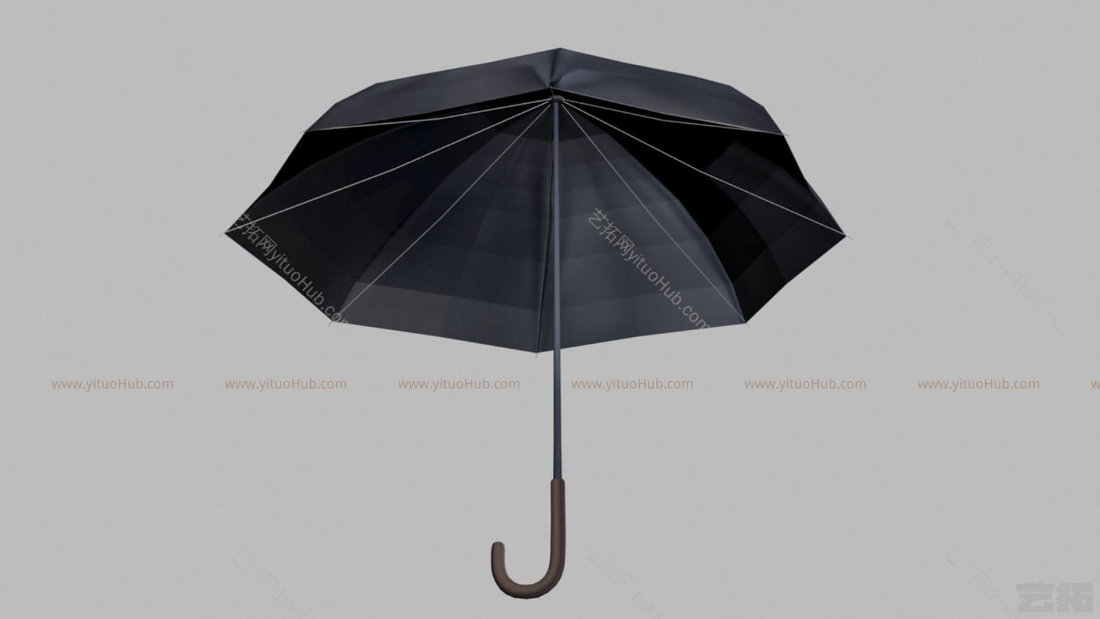 现代雨伞模型