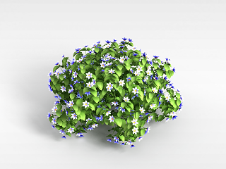 现代植物花草模型