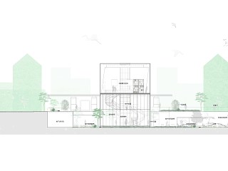 024社区共享空间景观剖面图