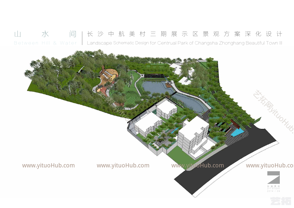 长沙中航美村三期展示区景观方案深化设计