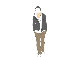 站走男 人物
