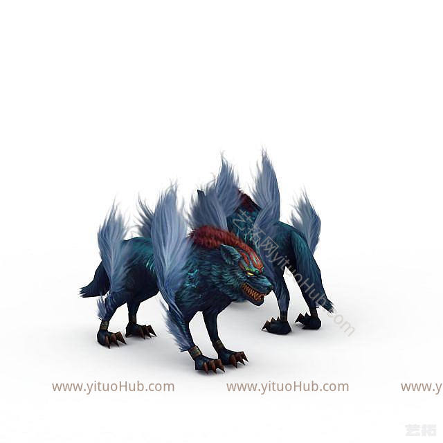 幽冥犬游戏角色模型