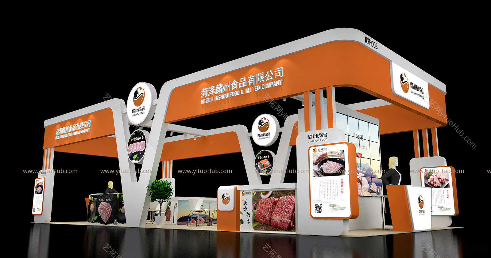 现代工业器械展厅