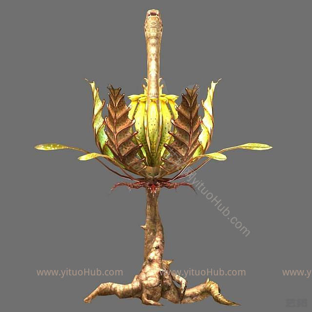 现代植物怪模型