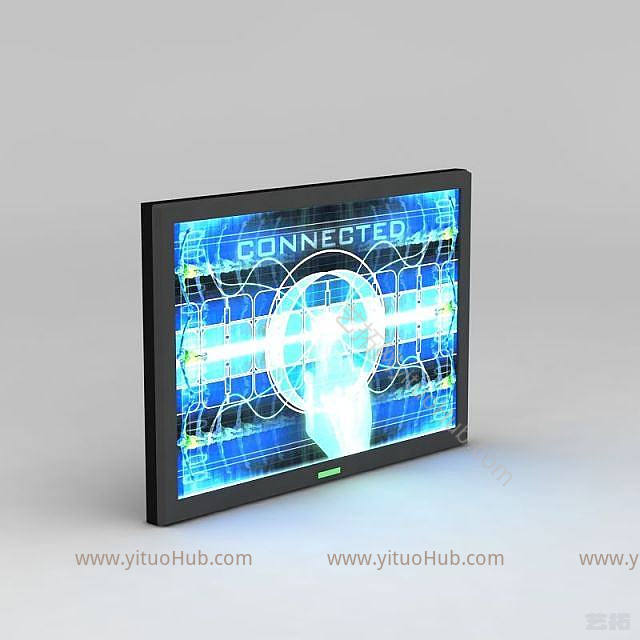 现代液晶电视模型