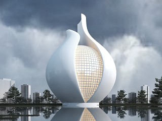 现代展馆外观