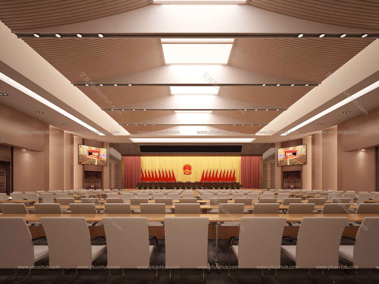 现代党建会议室