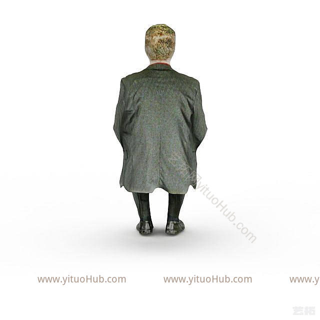 现代中年男人模型
