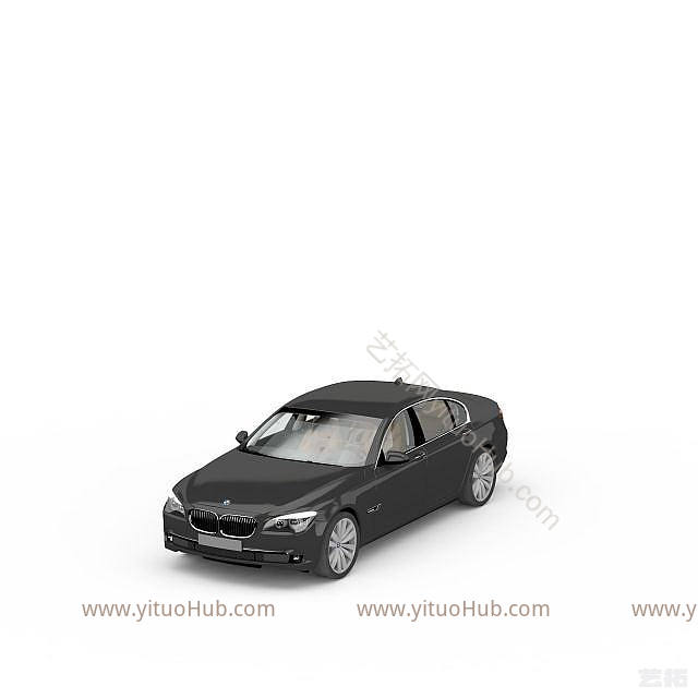 现代宝马（BMW）7系汽车模型