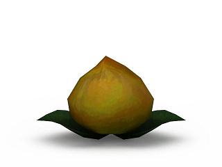 现代佛本是道游戏道具桃子模型