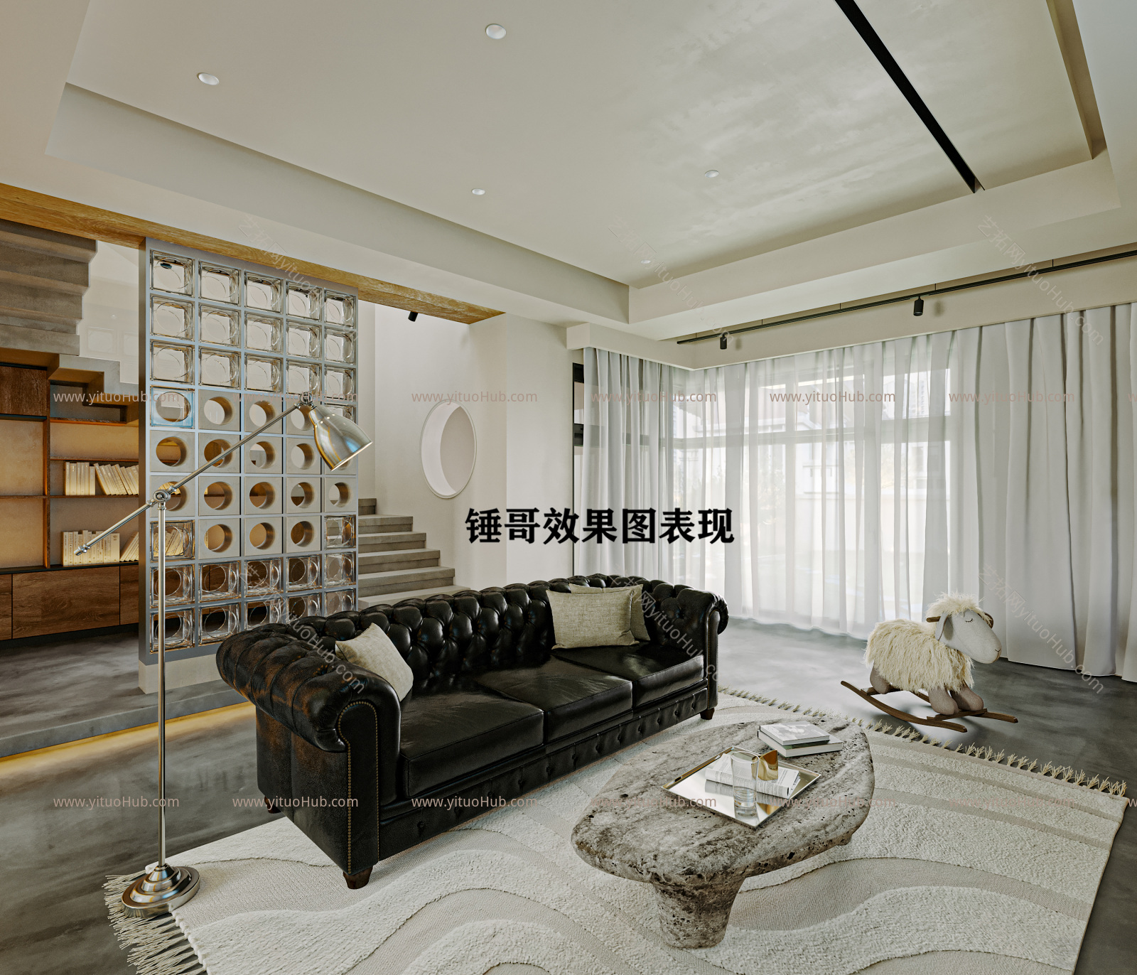 现代极简风格客厅