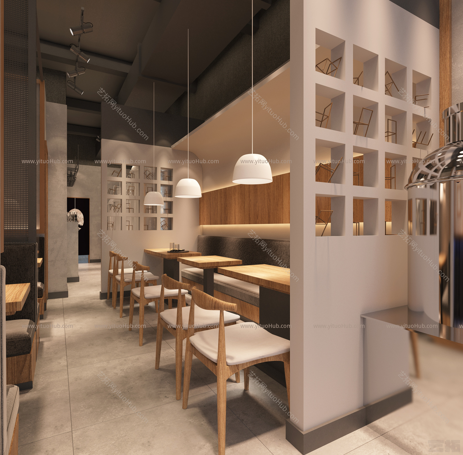 现代火锅店