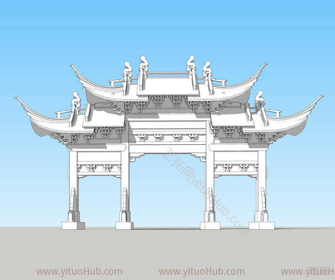 中式牌坊