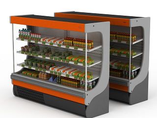 超市冷冻柜模型