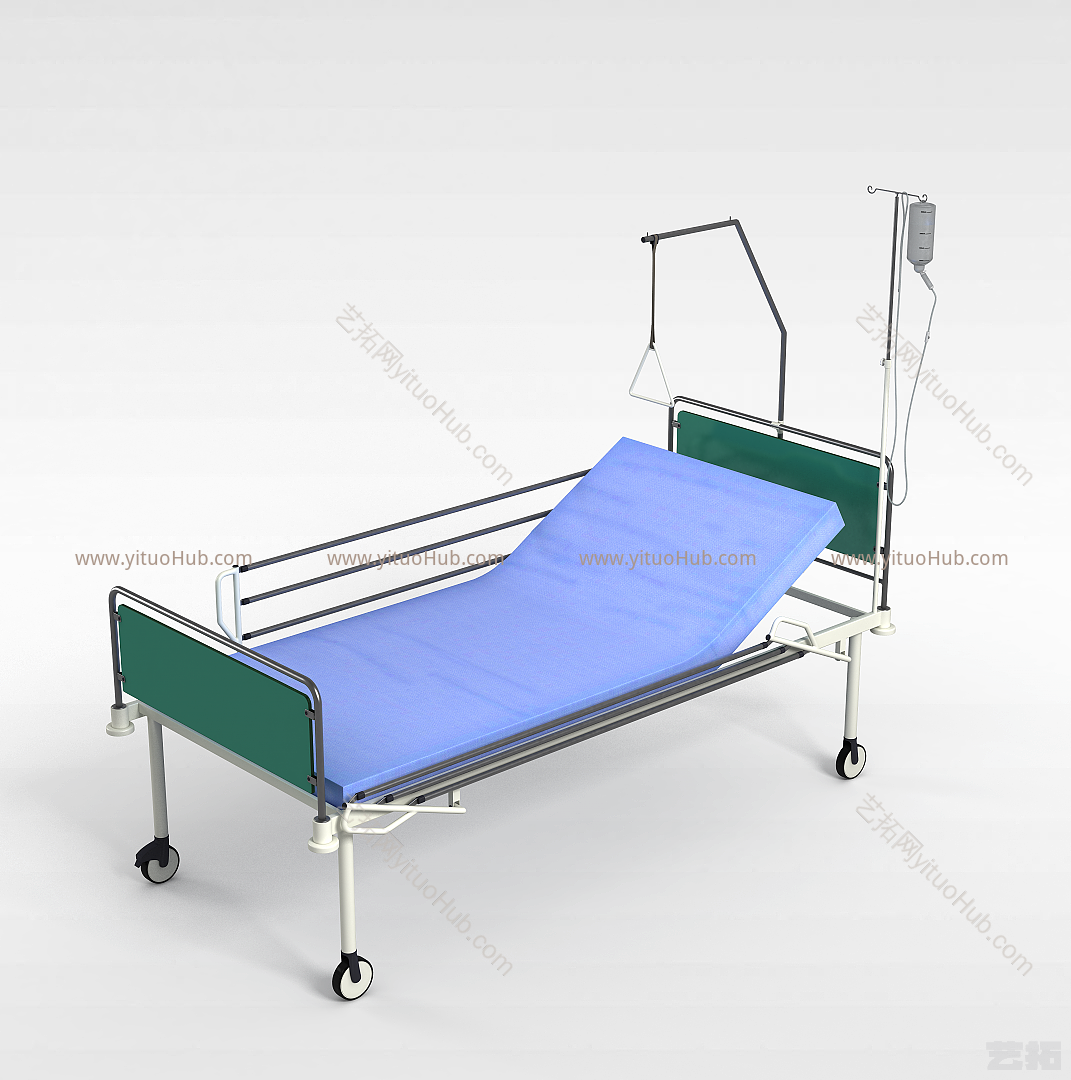 现代医用病床模型