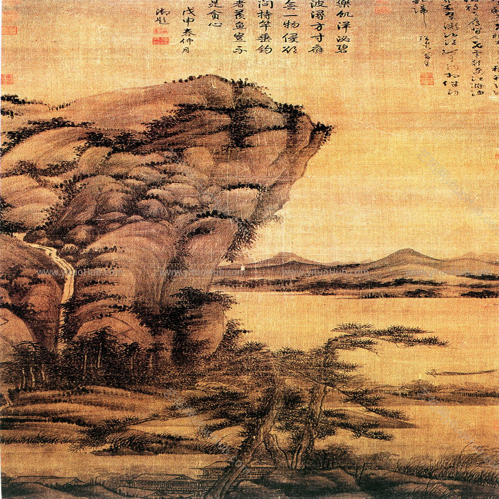 古风 国画 水墨字画