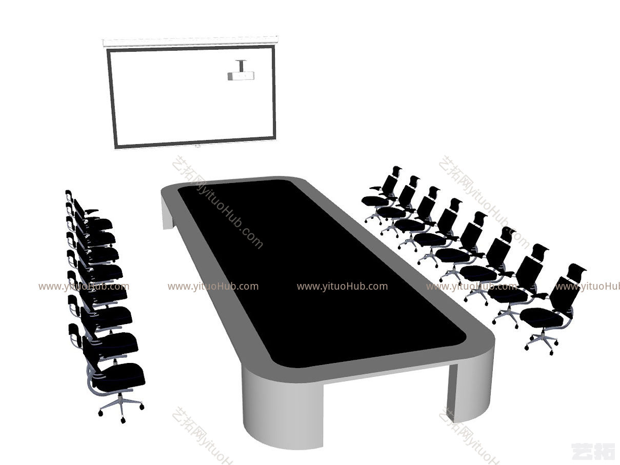 办公家具-会议室桌椅组合