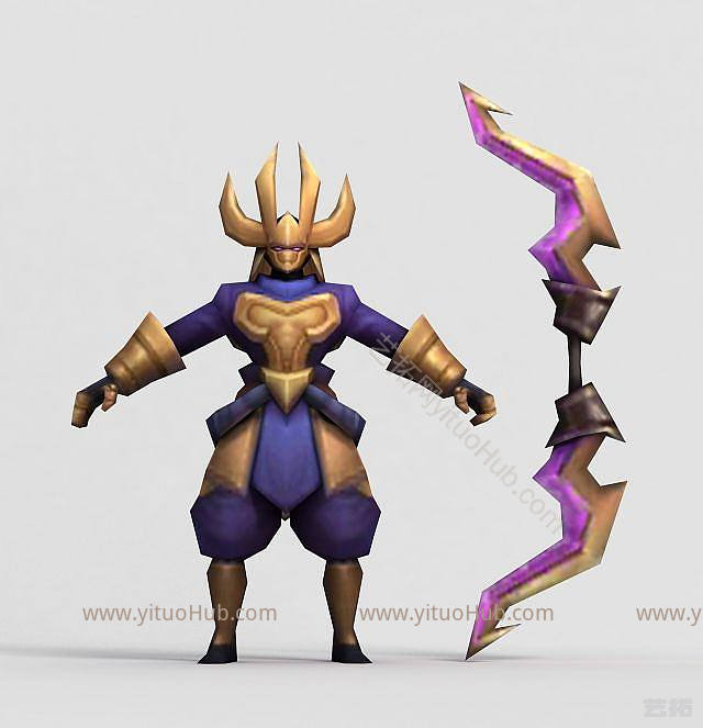 现代LOL王者荣耀游戏人物模型