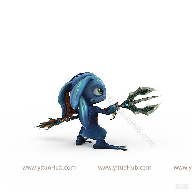现代LOL菲兹潮汐海灵模型
