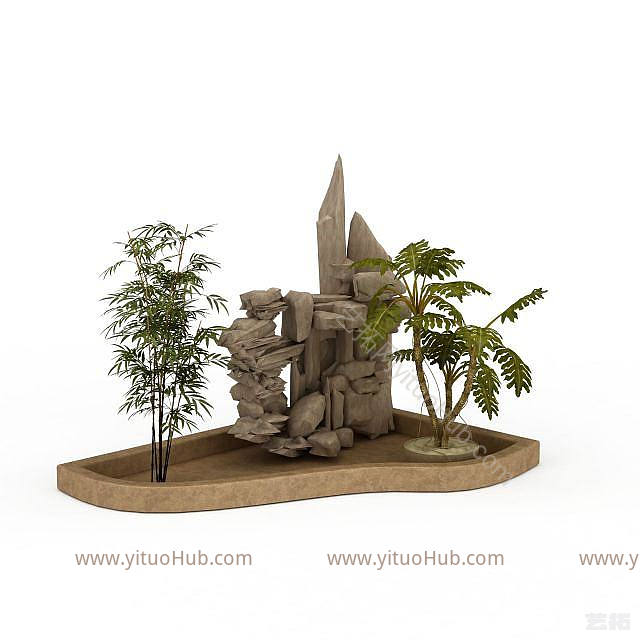 景观植物模型