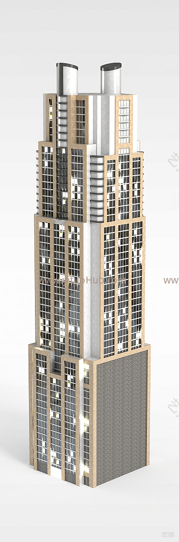 现代建筑模型