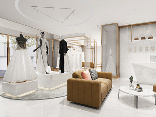 现代婚纱摄影 服装店  