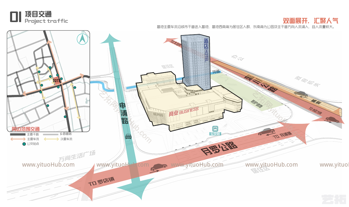社区邻里商业中心景观设计