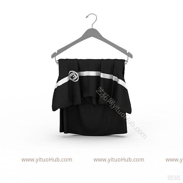 现代运动衣服模型