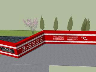 党建文化宣传景墙