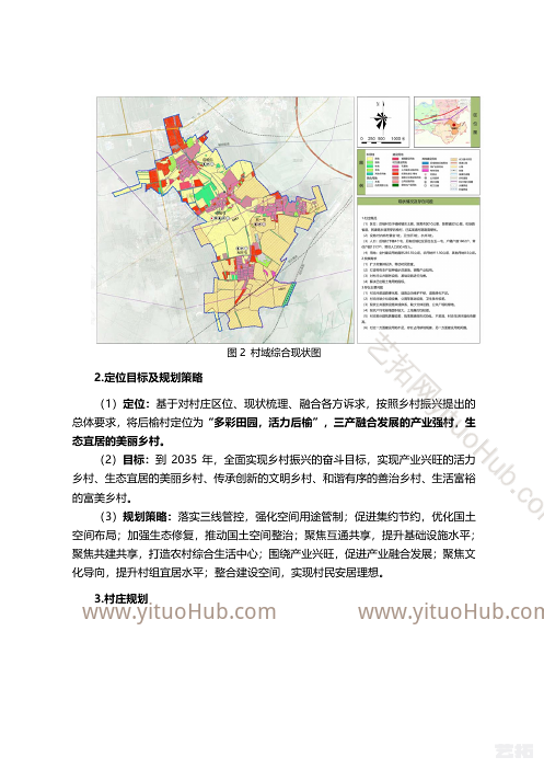 哈尔滨市道里区榆树镇后榆村村庄规划