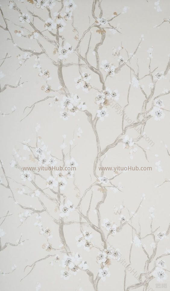 中式欧式田园花鸟壁纸壁画壁布背景画 (83)