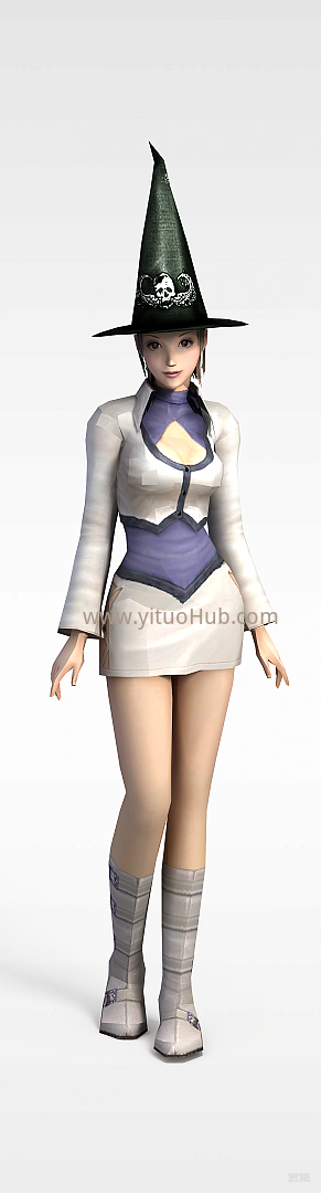 现代性感女人模型